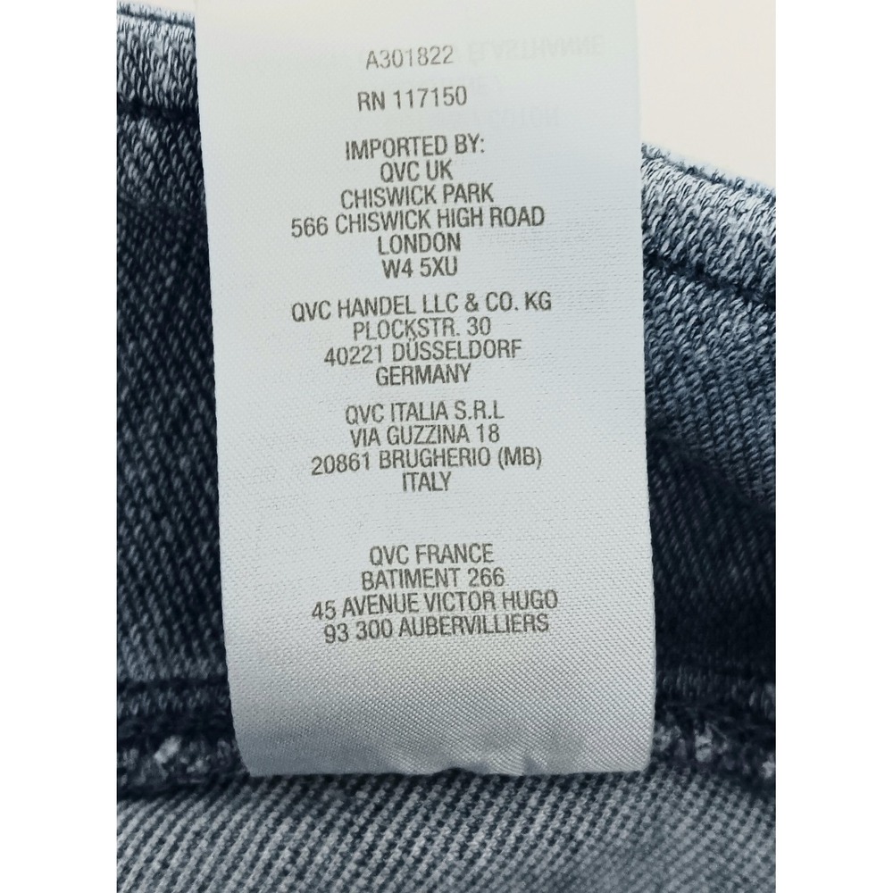 Belle by Kim Gravel Jeans Women's Size 6 Crop Zip Ankle Blue Denim Pre-owned - Picture 9 of 14
